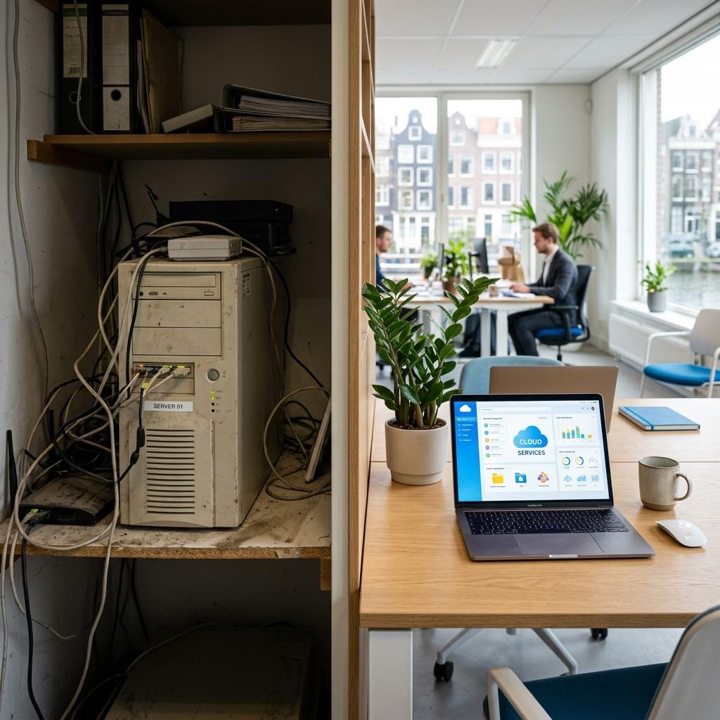 Microsoft 365 of een eigen server: wat past bij jouw bedrijf?