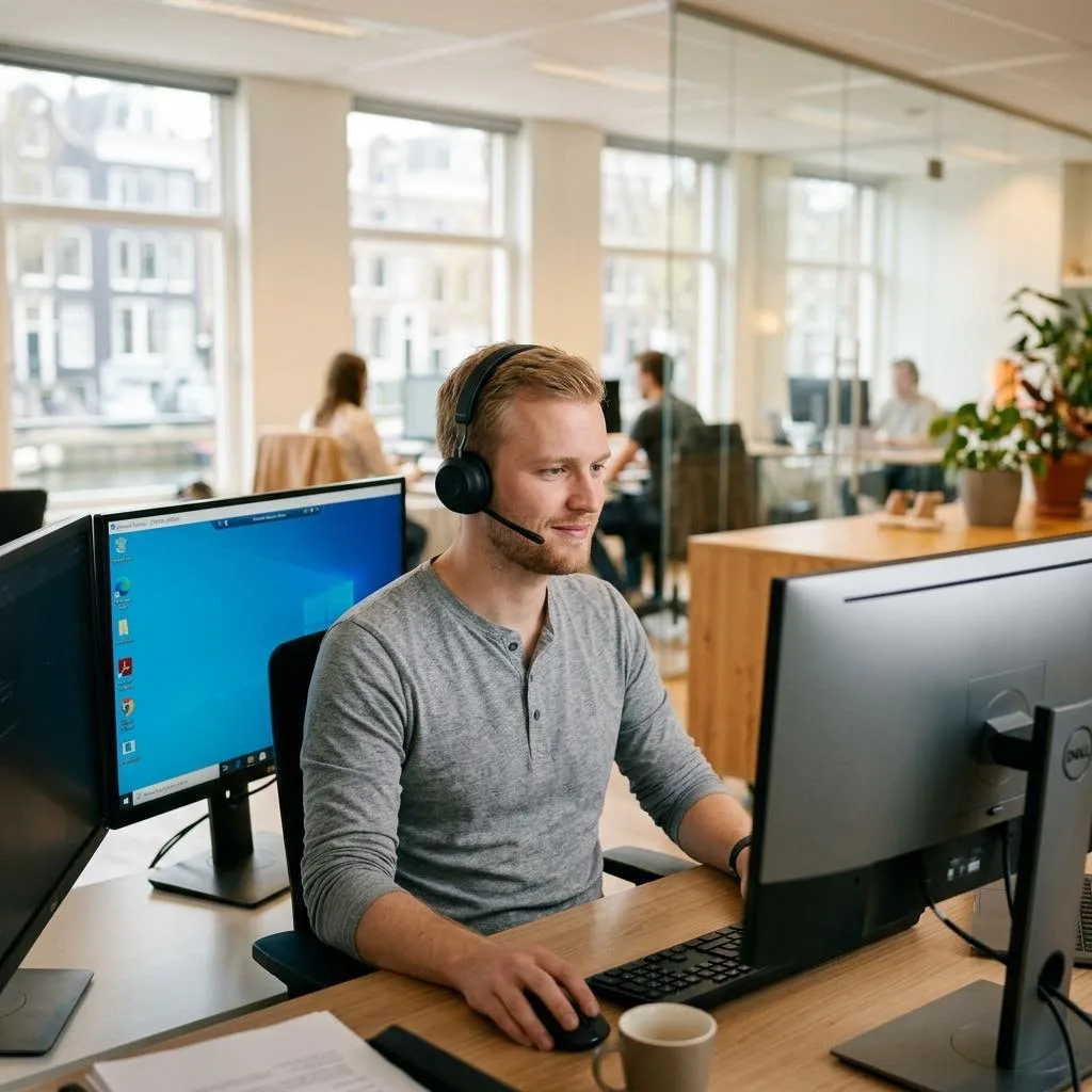 ASTIA-engineer lost op afstand een IT-probleem op