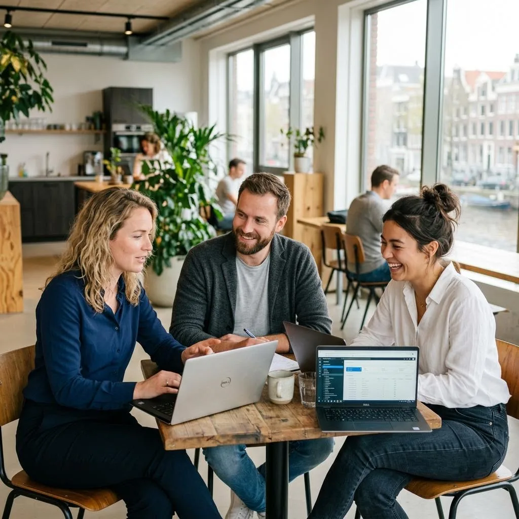 ASTIA-specialisten werken samen aan het beheer van werkplekken